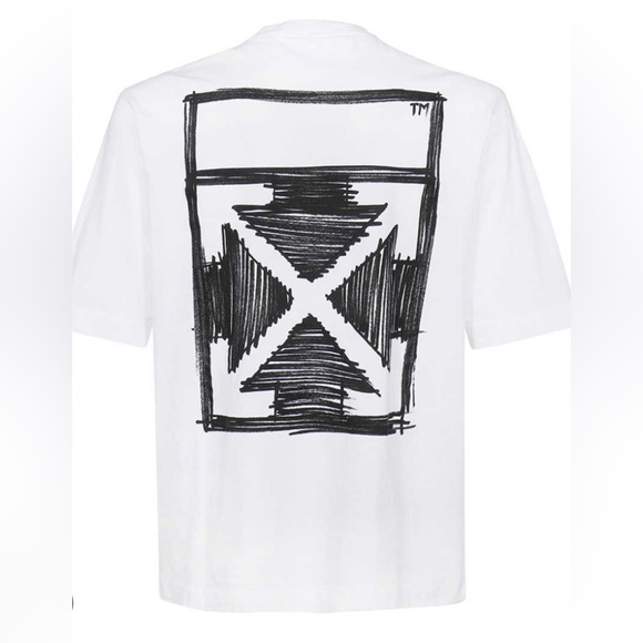 Off-White Other - Off-White Men Arrow White T-shirt Sz L